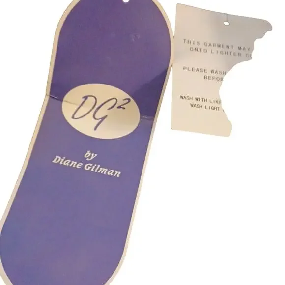 DG2 by Diane Gilman Black Denim Jeans Jacket With Silver Details. 2X - Picture 11 of 13